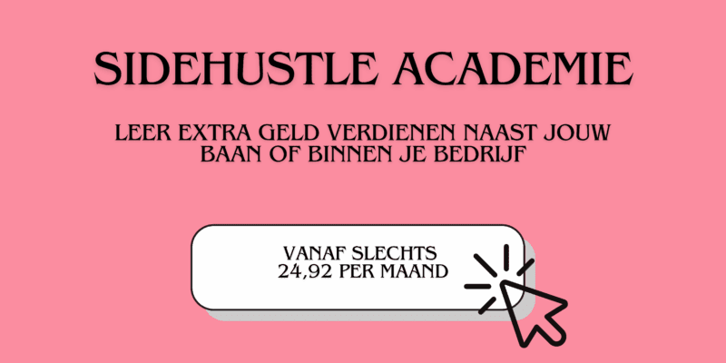 banner sidehustle academie