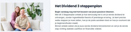 dividend 3 stappen plan