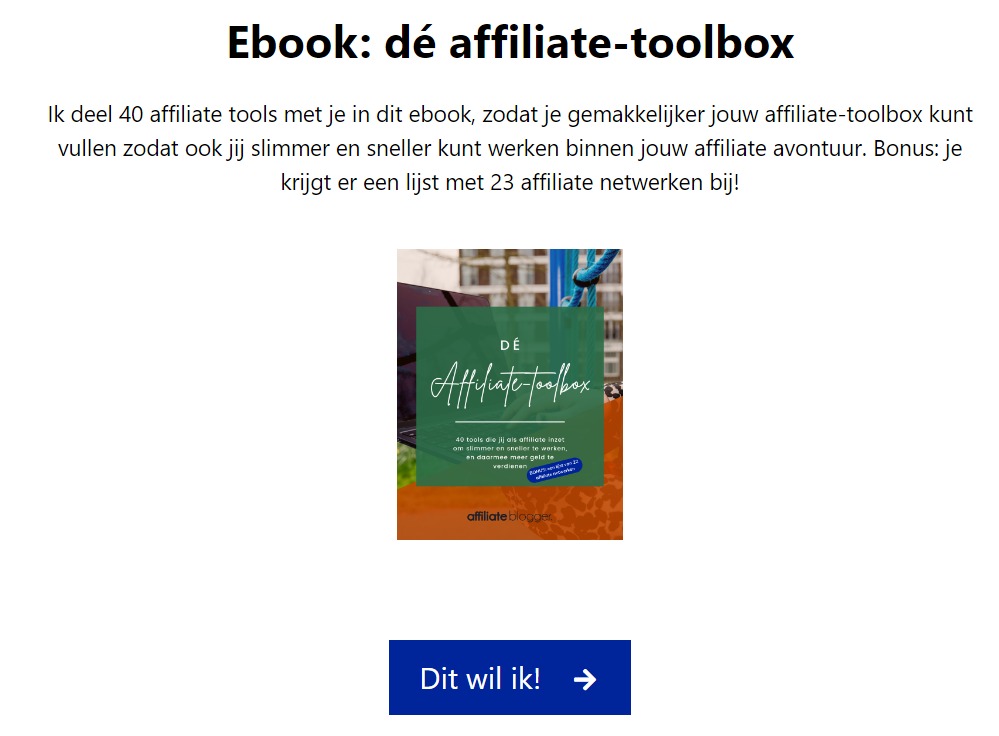 affiliate toolbox