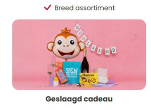 15% korting op alles met de code 'Topgeschenken'